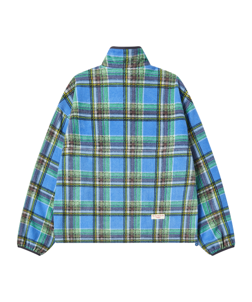 Beyond Closet（-）の「[COLLECTION LINE] プレッピー・チェック・ジップアップ・フリース・ブルー（その他アウター・メンズ・その他・MEDIUM/LARGE）」の9枚目の写真