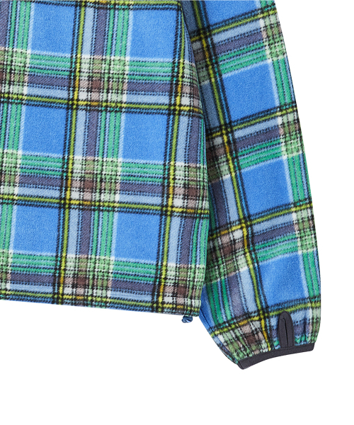 Beyond Closet（-）の「[COLLECTION LINE] プレッピー・チェック・ジップアップ・フリース・ブルー（その他アウター・メンズ・その他・MEDIUM/LARGE）」の3枚目の写真