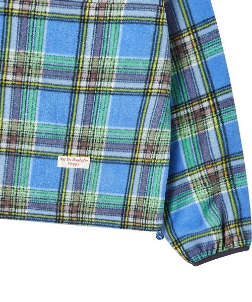 Beyond Closet（-）の「[COLLECTION LINE] プレッピー・チェック・ジップアップ・フリース・ブルー（その他アウター・メンズ・その他・MEDIUM/LARGE）」の5枚目の写真