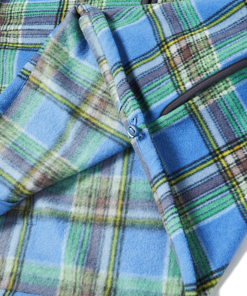 Beyond Closet（-）の「[COLLECTION LINE] プレッピー・チェック・ジップアップ・フリース・ブルー（その他アウター・メンズ・その他・MEDIUM/LARGE）」の6枚目の写真