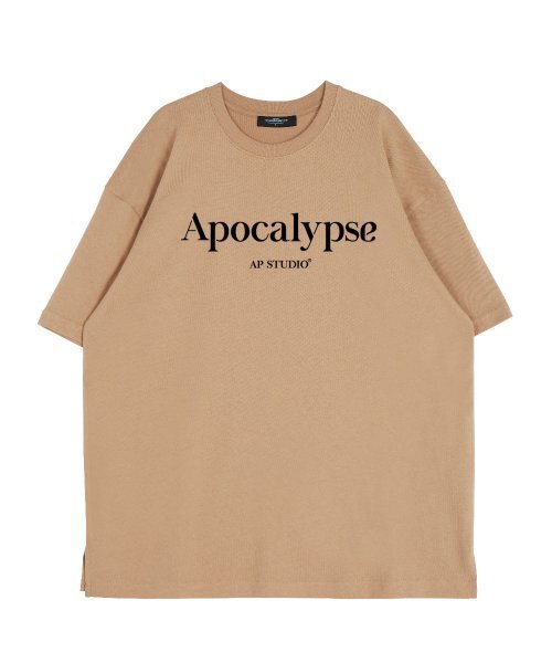 ASTRAL PROJECTION(アストラルプロジェクション)の「アポカリプスラウンドネック 15番手綿半袖Tシャツ_ベージュ(Tシャツ/カットソー・レディース・その他・LARGE/MEDIUM/X-LARGE)」の2枚目の写真