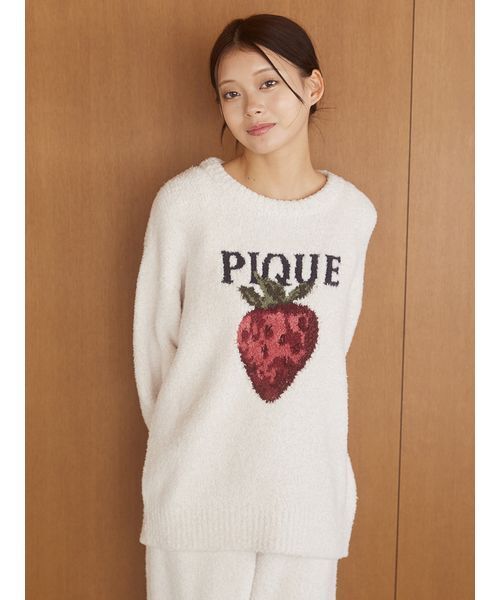 gelato pique（ジェラートピケ）の「メランジストロベリージャガード