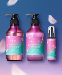YOLU（ヨル）の「【数量限定】 YOLU ヨル トリーツ スプリング シャンプー トリートメント ヘアミルク 3点セット 夜間美容 乾燥 保湿 ダメージケア 美容オイル（シャンプー）」