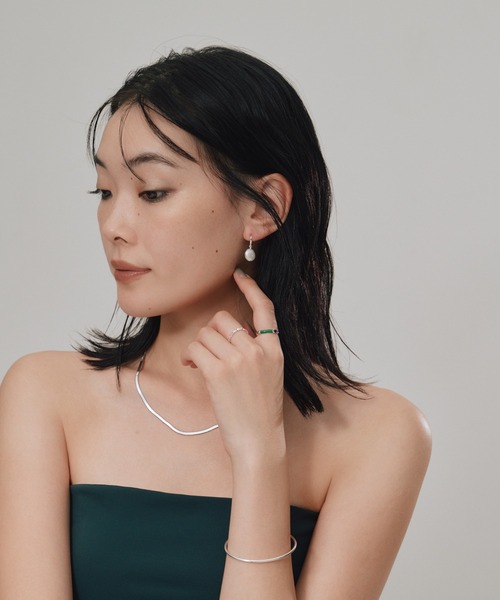 novice（ノーヴィス）の「【novice】 Baroque Pearl Hook Pierce［Silver925］（ピアス（両耳用）・レディース・シルバー・FREE）」の5枚目の写真