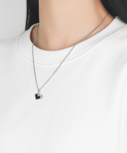 NONENON（ノンノン）の「MINI PIXEL LOVE NEC SILVER925（ネックレス・レディース・その他・SMALL/MEDIUM/LARGE）」の7枚目の写真