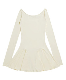 OJOS（オホス）の「i:e Fluid Longsleeve Dress 01 / Ivory（ワンピース）」