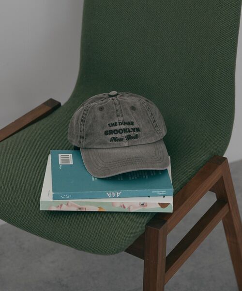 AMERICAN HOLIC(アメリカンホリック)の「刺繍ロゴピグメントキャップ(キャップ・レディース・チャコールグレー/ブラウン・FREE)」の7枚目の写真