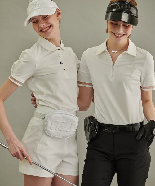 NEU GOLF(エヌイーユーゴルフ)の「カラー ミニ ショーツ - ホワイト(その他パンツ・レディース・その他・LARGE/MEDIUM/SMALL)」の3枚目の写真