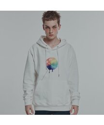 DYSFUNCT（ディスファンクト）の「TOO SWEET BUT CUTE HOODIE (WHITE/RAINBOW)（パーカー）」