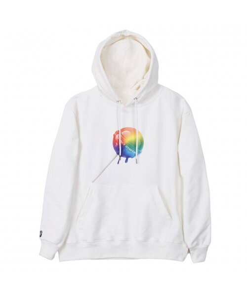 DYSFUNCT(ディスファンクト)の「TOO SWEET BUT CUTE HOODIE (WHITE/RAINBOW)(パーカー・レディース・その他・LARGE)」の3枚目の写真