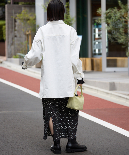 SLOBE IENA（スローブイエナ）の「flower pleats アイラインスカート（スカート・レディース・ブラック/レッド・FREE）」の20枚目の写真