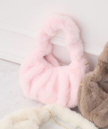 ems excite | Fファーバッグ(ハンドバッグ)