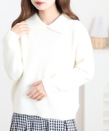 EGLANTINE 襟付きプルオーバーニット