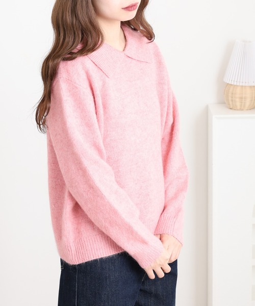 セール】EGLANTINE 襟付きプルオーバーニット（ニット/セーター