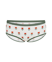 MEUNDER（ミーアンダー）の「[W] Tree Triangle Panties Tulip Garden_Cream（ショーツ）」