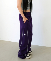 crump | スティッチワイドスウェットパンツ[パープル](スウェットパンツ)