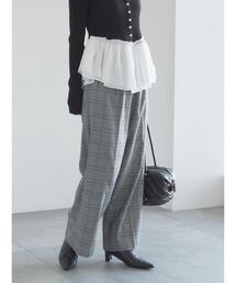 Te chichi | 【宮本茉由着用】グレンチェックスラックス(その他パンツ)