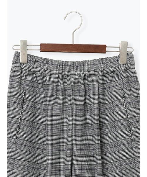 Te chichi（テチチ）の「【宮本茉由着用】グレンチェックスラックス（その他パンツ・レディース・チャコールグレー/ブラック・F）」の18枚目の写真