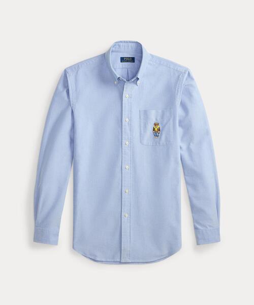 POLO RALPH LAUREN(ポロ ラルフ ローレン)の「クラシック フィット Polo ベア オックスフォード シャツ(シャツ/ブラウス・メンズ・ブルー・L/S/M)」の8枚目の写真