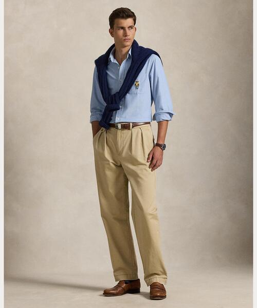 POLO RALPH LAUREN(ポロ ラルフ ローレン)の「クラシック フィット Polo ベア オックスフォード シャツ(シャツ/ブラウス・メンズ・ブルー・L/S/M)」の7枚目の写真