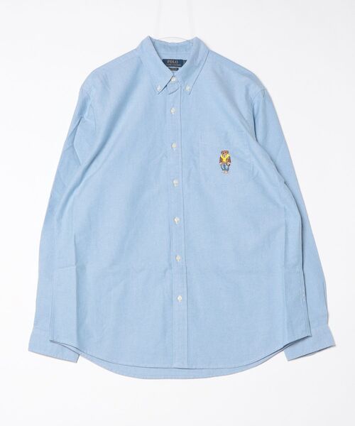 POLO RALPH LAUREN(ポロ ラルフ ローレン)の「クラシック フィット Polo ベア オックスフォード シャツ(シャツ/ブラウス・メンズ・ブルー・L/S/M)」の3枚目の写真