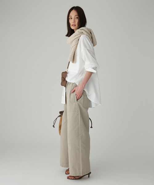 BABYLONE(バビロン)の「コットンローンシャツ(シャツ/ブラウス・レディース・ライム/ピンク/ベージュ/オフホワイト・フリー)」の20枚目の写真