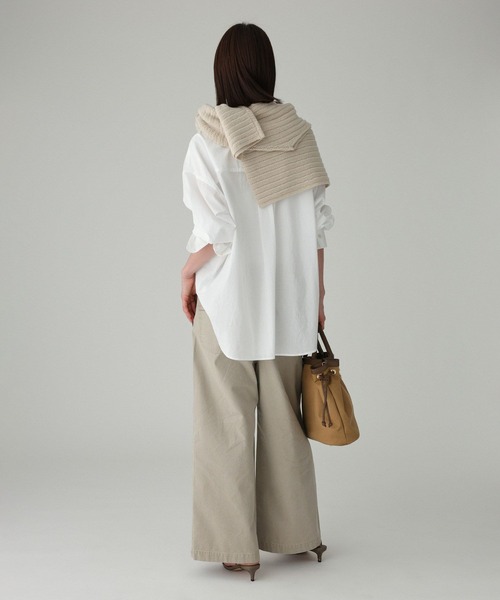 BABYLONE(バビロン)の「コットンローンシャツ(シャツ/ブラウス・レディース・ライム/ピンク/ベージュ/オフホワイト・フリー)」の21枚目の写真