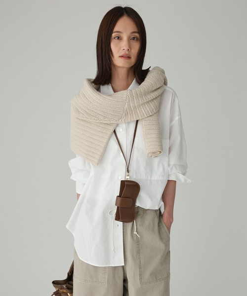 BABYLONE(バビロン)の「コットンローンシャツ(シャツ/ブラウス・レディース・ライム/ピンク/ベージュ/オフホワイト・フリー)」の22枚目の写真