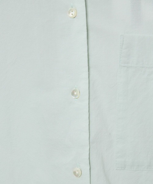 BABYLONE(バビロン)の「コットンローンシャツ(シャツ/ブラウス・レディース・ライム/ピンク/ベージュ/オフホワイト・フリー)」の6枚目の写真