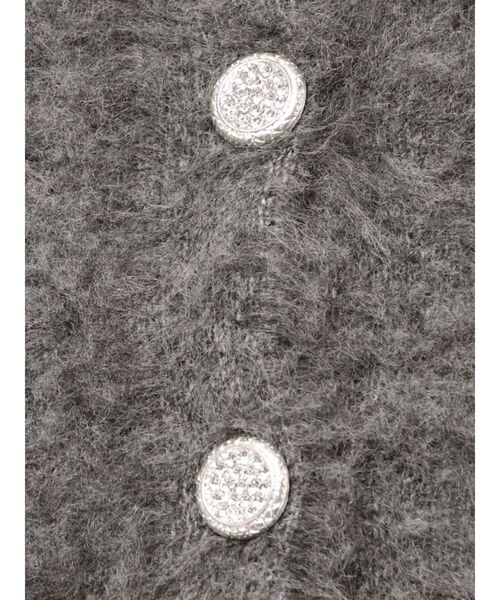 EVRIS（エヴリス）の「bijouシャギーニットロンパース（つなぎ/オールインワン・レディース・ホワイト/ブラック/グレー・FREE）」の12枚目の写真