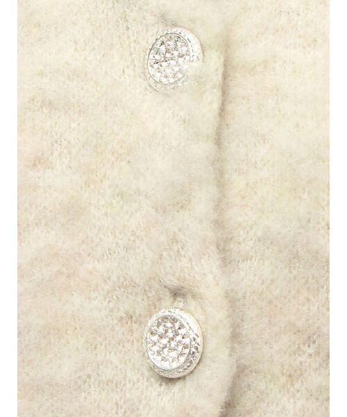 EVRIS（エヴリス）の「bijouシャギーニットロンパース（つなぎ/オールインワン・レディース・ホワイト/ブラック/グレー・FREE）」の13枚目の写真