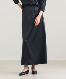 Demi-Luxe BEAMS | 【4/2値下げ】トリアセ ポリエステル フラットサテン スカート(スカート)