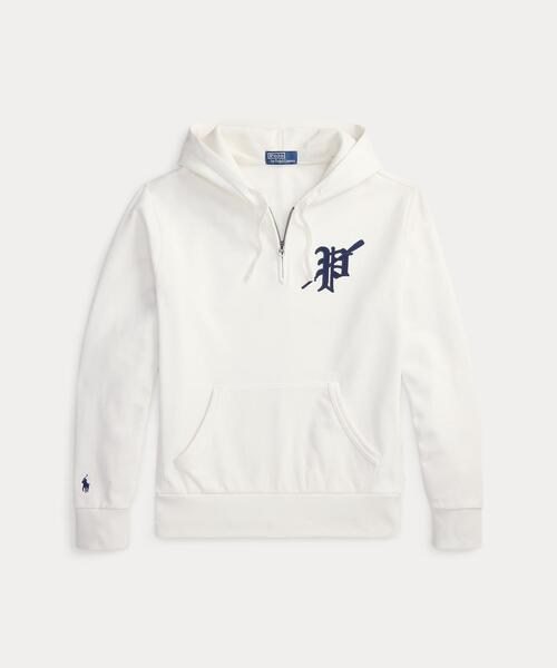 POLO RALPH LAUREN（ポロ ラルフ ローレン）の「フリース グラフィック フーディ（パーカー・メンズ・ホワイト・L/M/S/XL/XS/XXL）」の4枚目の写真