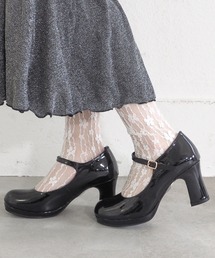 厚底おでこストラップパンプス 8990043