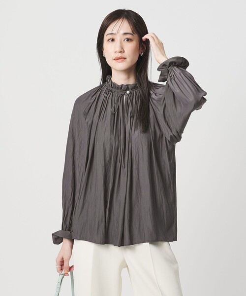 ボリュームギャザー ブラウス ‐ウォッシャブル‐（シャツ/ブラウス