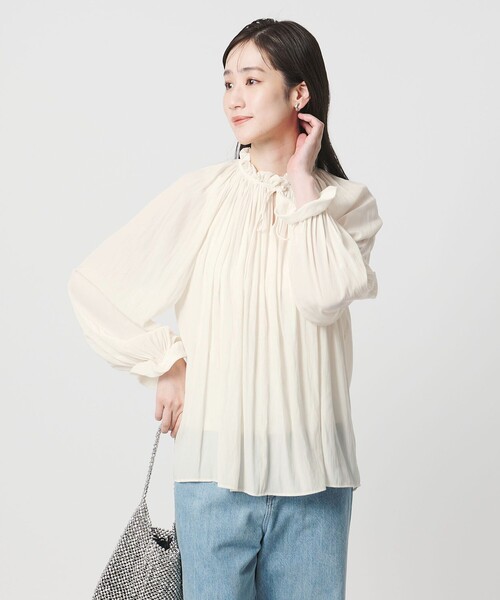 ボリュームギャザー ブラウス ‐ウォッシャブル‐（シャツ/ブラウス