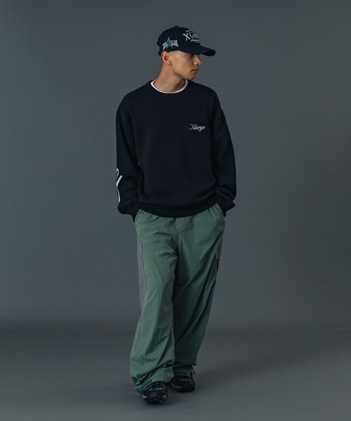 XLARGE(エクストララージ)の「NYLON TRACK PANTS(その他パンツ・メンズ・ブラック/オリーブ/グレー・S/XL/L/M)」の4枚目の写真
