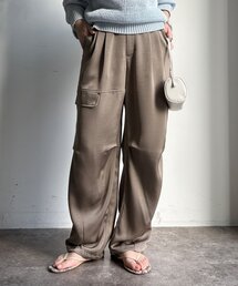 【WEB限定】サテンパンツ
