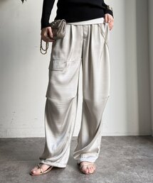 【WEB限定】サテンパンツ