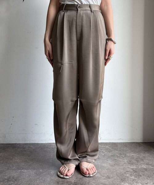 WEB限定】サテンパンツ（その他パンツ）｜DouDou（ドゥドゥ）の