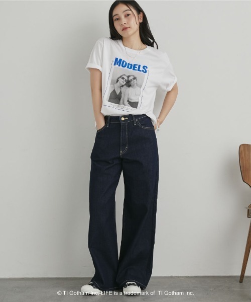 GOOD ROCK SPEED（グッドロックスピード）の「【GOOD ROCK SPEED】LIFE PC/PHOTE TEE（Tシャツ/カットソー・レディース・オフホワイト/ホワイト・MEDIUM）」の14枚目の写真