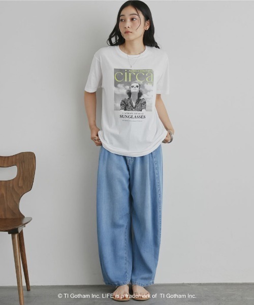 GOOD ROCK SPEED（グッドロックスピード）の「【GOOD ROCK SPEED】LIFE PC/PHOTE TEE（Tシャツ/カットソー・レディース・オフホワイト/ホワイト・MEDIUM）」の7枚目の写真