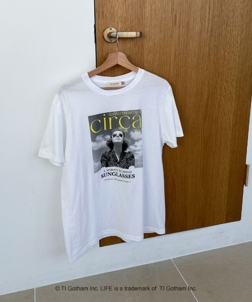 GOOD ROCK SPEED（グッドロックスピード）の「【GOOD ROCK SPEED】LIFE PC/PHOTE TEE（Tシャツ/カットソー・レディース・オフホワイト/ホワイト・MEDIUM）」の9枚目の写真