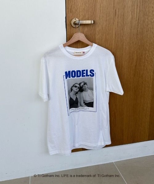 GOOD ROCK SPEED（グッドロックスピード）の「【GOOD ROCK SPEED】LIFE PC/PHOTE TEE（Tシャツ/カットソー・レディース・オフホワイト/ホワイト・MEDIUM）」の10枚目の写真