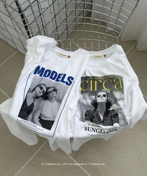 GOOD ROCK SPEED（グッドロックスピード）の「【GOOD ROCK SPEED】LIFE PC/PHOTE TEE（Tシャツ/カットソー・レディース・オフホワイト/ホワイト・MEDIUM）」の11枚目の写真
