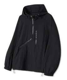 URBAN PLAYERS（アーバンプレイヤーズ）の「サラアノラックジャケット (ブラック)（ナイロンジャケット）」