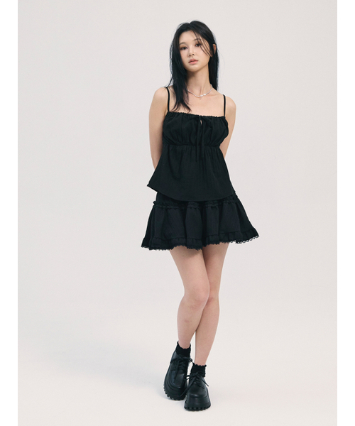 BABLETWO(ビーエイブルトゥー)の「saya frill skirt-black(スカート・レディース・その他・ONE SIZE)」の3枚目の写真