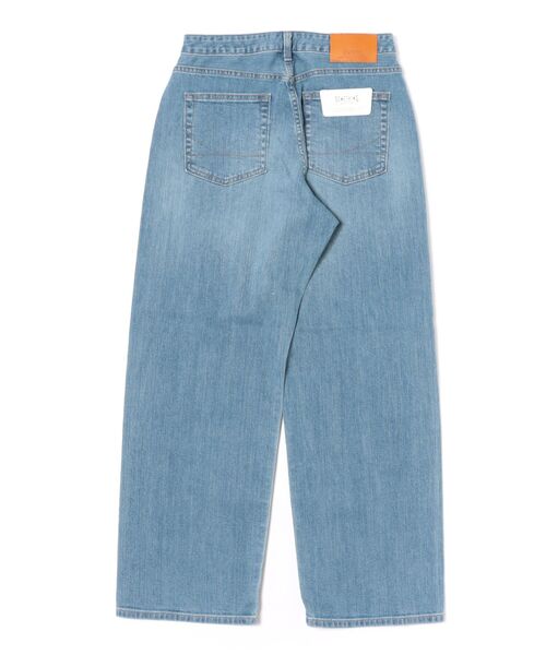 SOMETHING（サムシング）の「SOMETHING ELSA LOOSE STRAIGHT/ルーズストレートデニムパンツ（デニムパンツ・レディース・インディゴブルー/ライトインディゴブルー・X-SMALL/SMALL/MEDIUM/LARGE）」の20枚目の写真