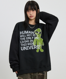 エイリアンスローガンマンツーマンブラック