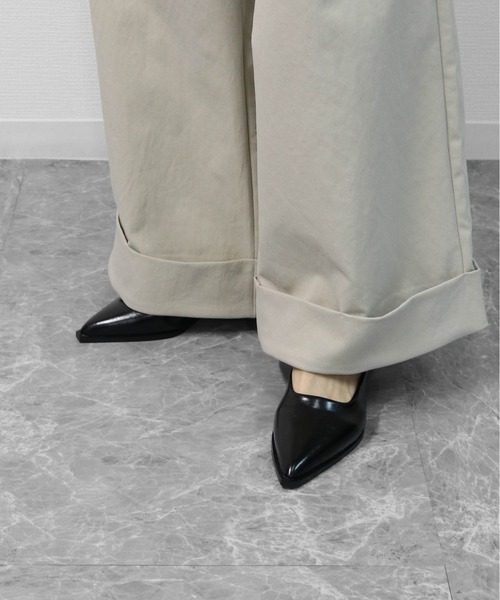 THE CELL.(ザセルドット)の「ポインテッドトゥミュールサンダル POINTED TOE MULE SANDALS(サンダル・レディース・ブラウン/ブラック・37/39/35)」の15枚目の写真